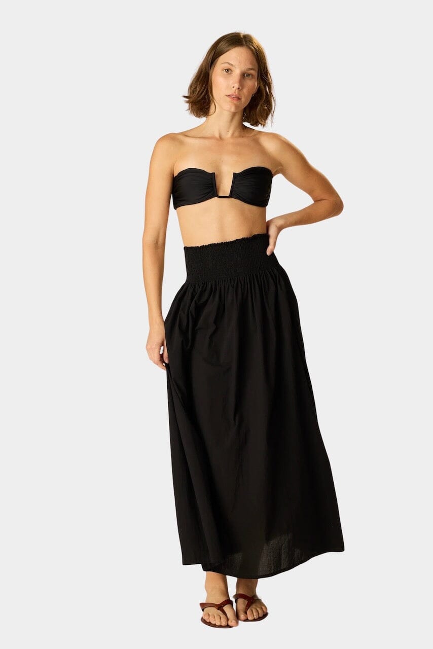 Natalie Martin - Bella Skirt - Black - Skirt - YUCCA, women’s elevated skirts, clothing boutiques near me.