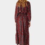 Natalie Martin | Bella Skirt - Feather Bordeaux - Skirts - YUCCA, Women’s clothing store Denver, women’s clothing website.