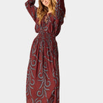 Natalie Martin | Bella Skirt - Feather Bordeaux - Skirts - YUCCA, Women’s clothing store Denver, women’s clothing website.