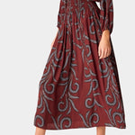 Natalie Martin | Bella Skirt - Feather Bordeaux - Skirts - YUCCA, Women’s clothing store Denver, women’s clothing website.