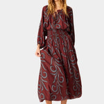 Natalie Martin | Bella Skirt - Feather Bordeaux - Skirts - YUCCA, Women’s clothing store Denver, women’s clothing website.