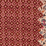 Natalie Martin Bella Skirt Mosaic Spice print detail with floral border trim