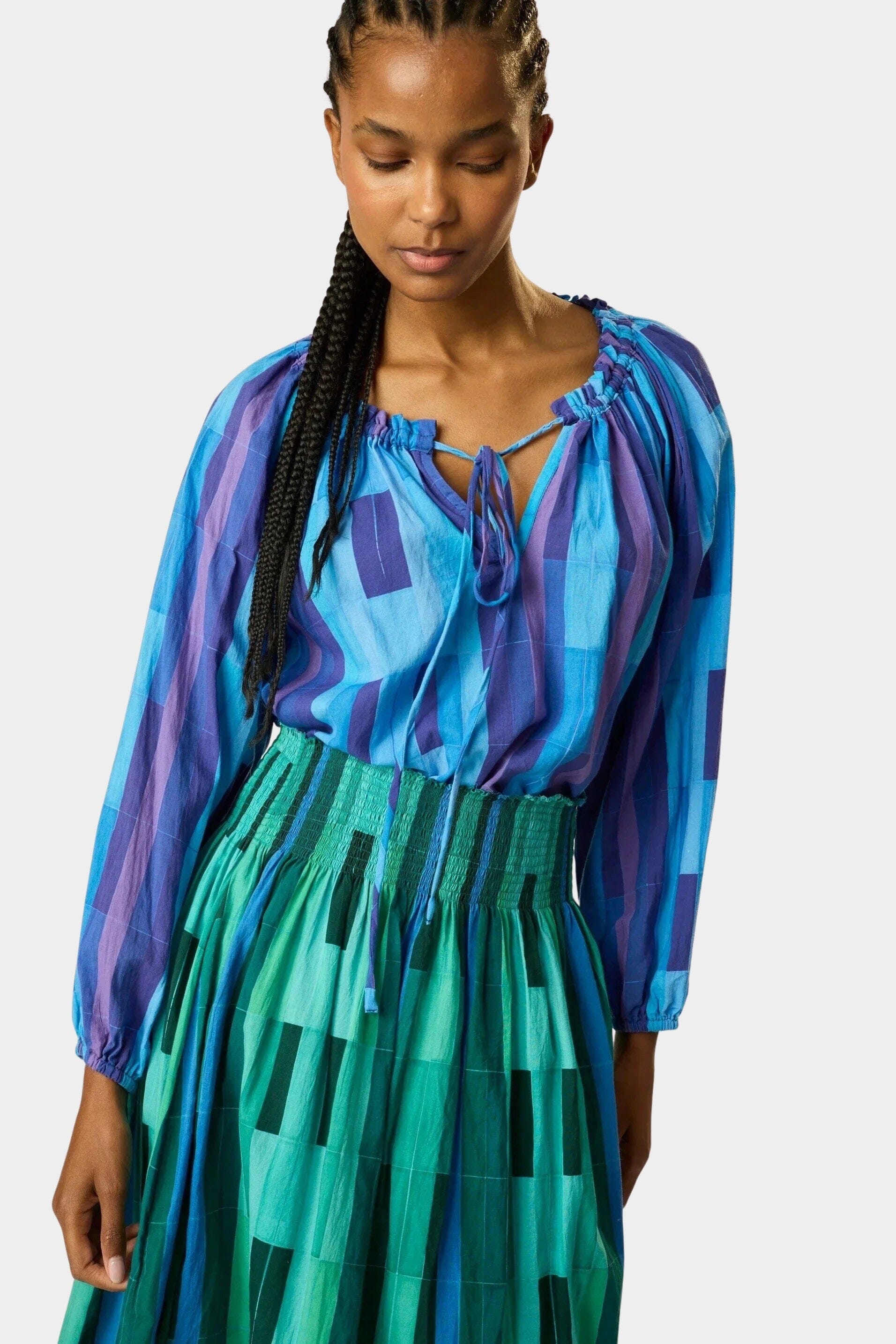 Natalie Martin | Bella Skirt In Sea Glass Green - SHOP YUCCA Skirts NATALIE MARTIN - YUCCA 