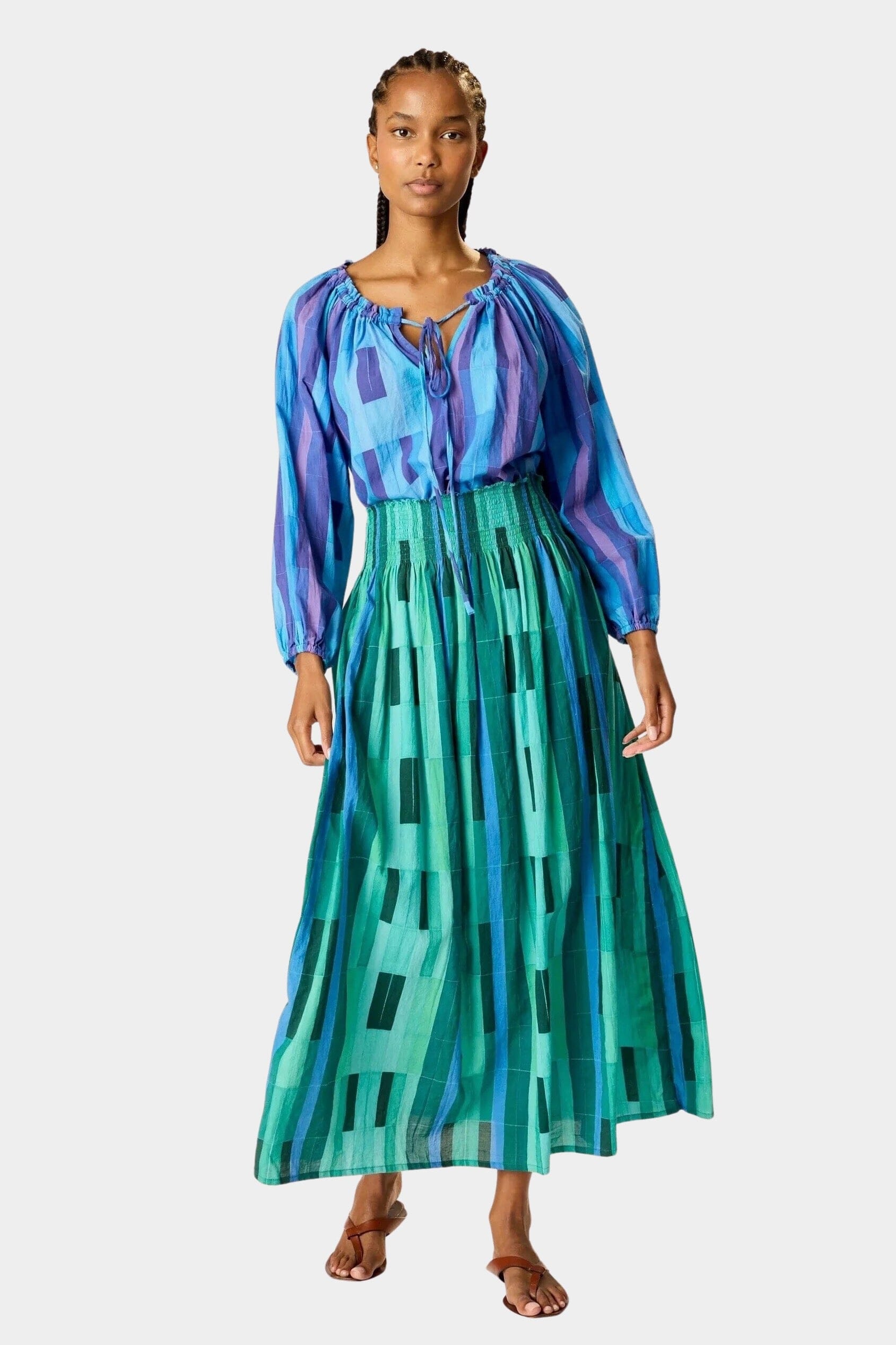 Natalie Martin | Bella Skirt In Sea Glass Green - SHOP YUCCA Skirts NATALIE MARTIN - YUCCA 