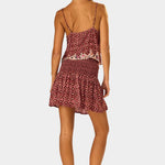 Natalie Martin Fern Cami Mosaic Spice back view with adjustable straps and relaxed drape