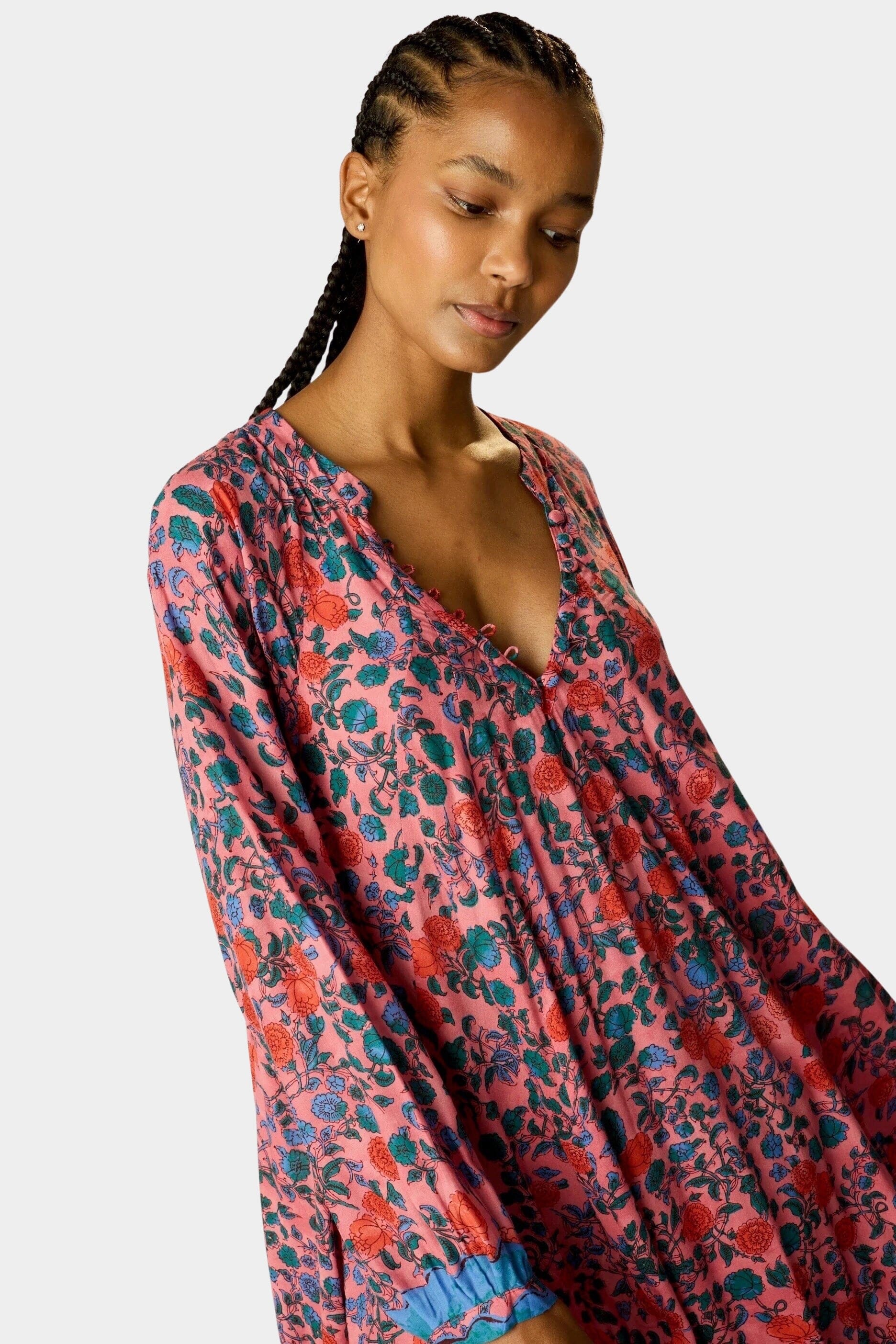Natalie Martin | Fiore Maxi Dress In Rose Bandana - SHOP YUCCA Dresses NATALIE MARTIN - YUCCA 