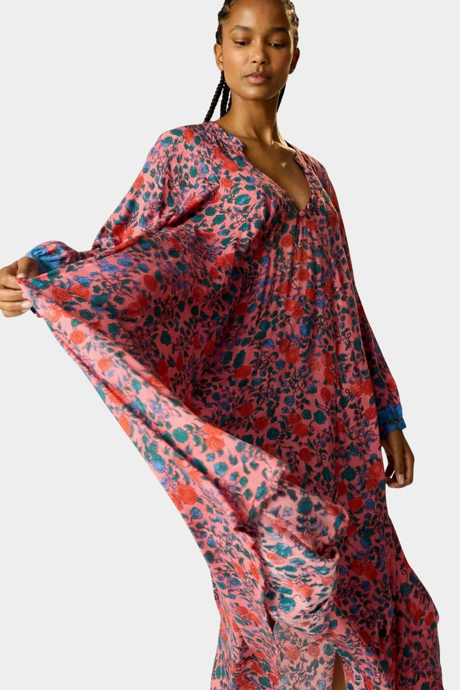 Natalie Martin | Fiore Maxi Dress In Rose Bandana - SHOP YUCCA Dresses NATALIE MARTIN - YUCCA 