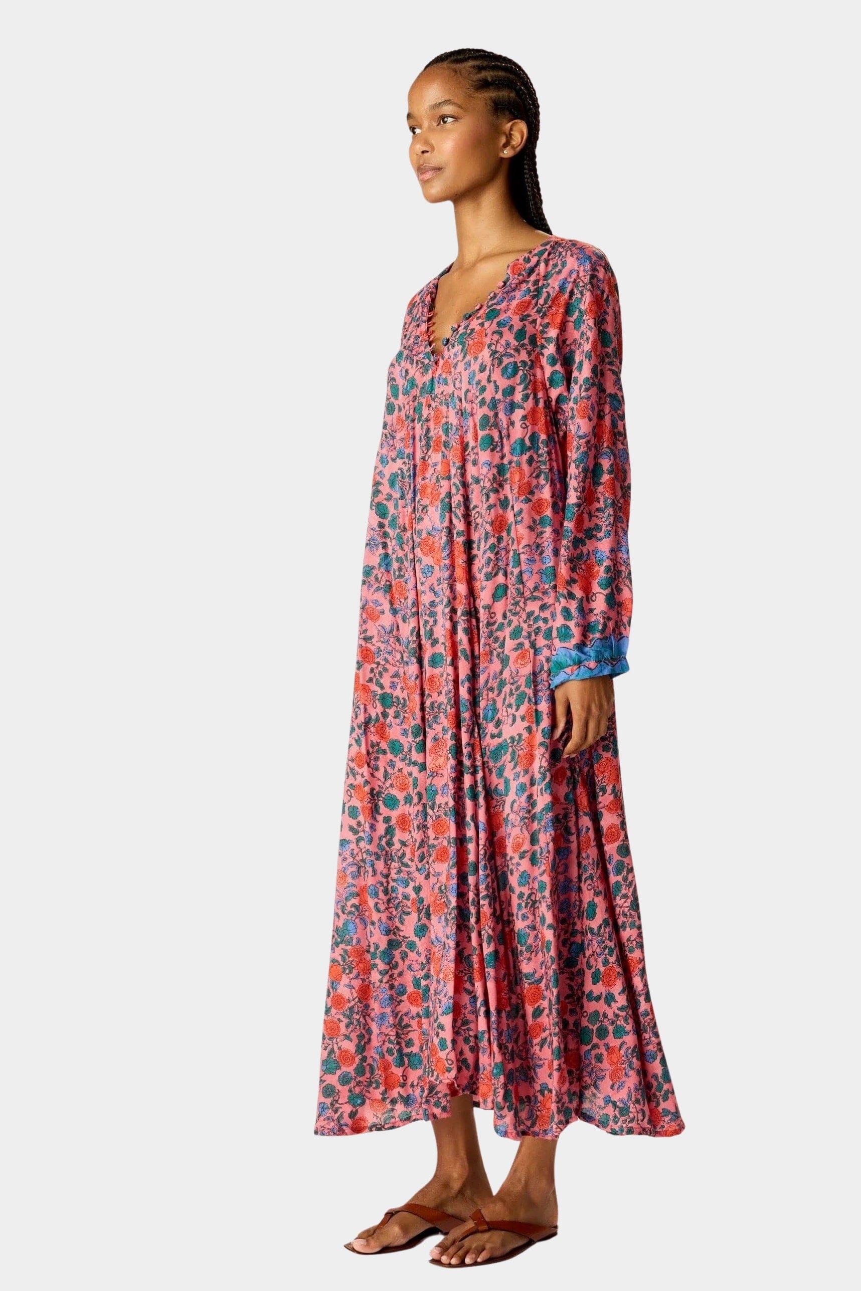Natalie Martin | Fiore Maxi Dress In Rose Bandana - SHOP YUCCA Dresses NATALIE MARTIN - YUCCA 