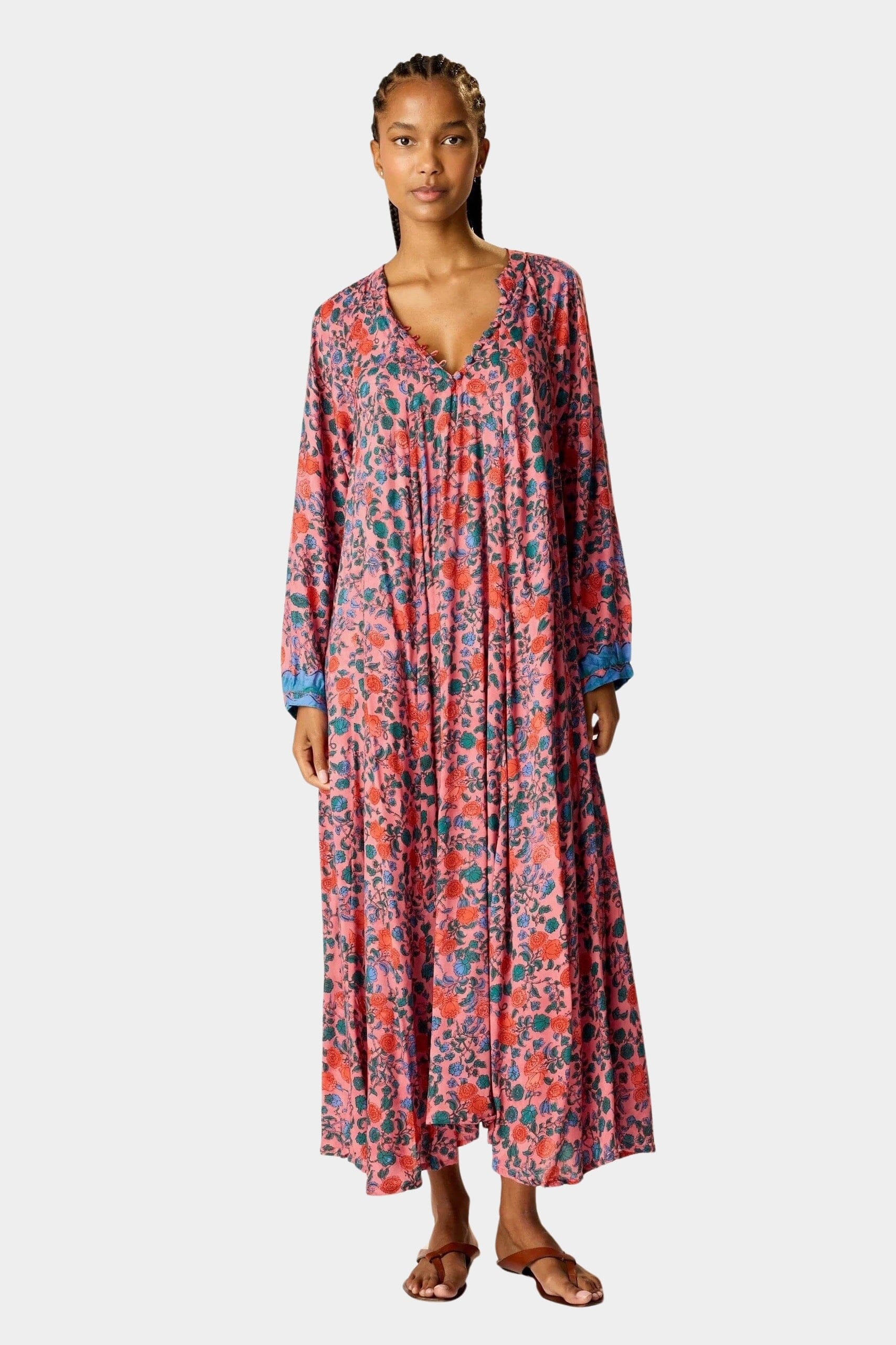 Natalie Martin | Fiore Maxi Dress In Rose Bandana - SHOP YUCCA Dresses NATALIE MARTIN - YUCCA 