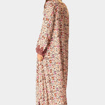 Natalie Martin Fiore Maxi Wildflower Spice relaxed floral maxi dress back side view at YUCCA Denver