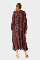 Natalie Martin - Fiore Maxi Dress - Feather Bordeaux - Dresses - YUCCA, artistic clothing for women, Women’s clothing store Denver.