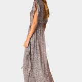 Natalie Martin Monica Dress Delphi Ink side profile relaxed resort maxi dress