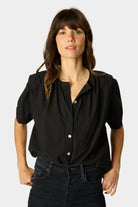 Natalie Martin | Violet Top In Black - SHOP YUCCA Shirts & Tops NATALIE MARTIN - YUCCA 