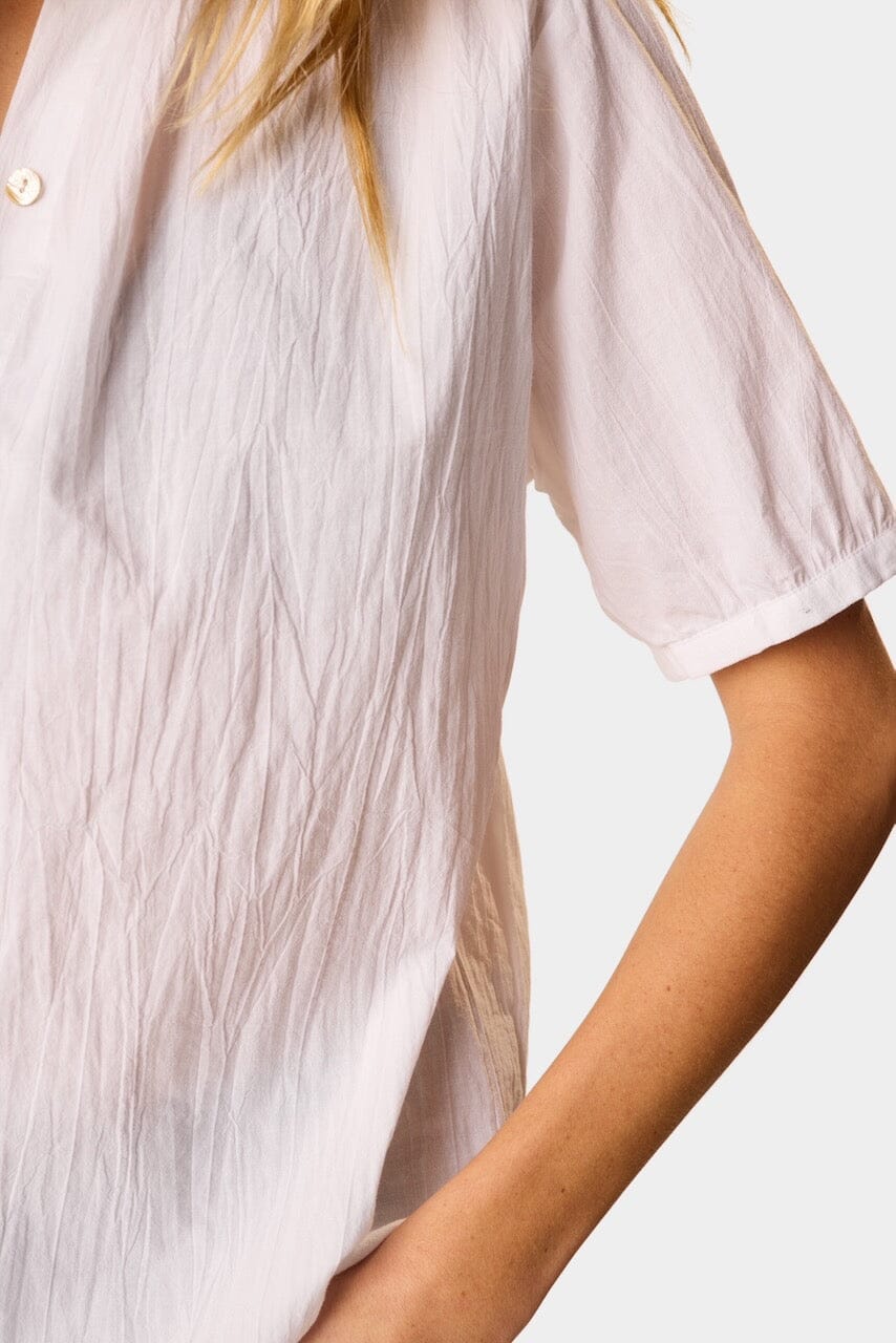 Natalie Martin - Violet Top - White - Shirts & Tops - YUCCA, stylish tops for women, high quality casual tops.