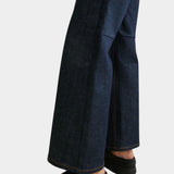 Rachel Comey Barla Mule Black side view showing open back and platform lug sole