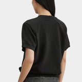 Rachel Comey Billi Sweatshirt Charcoal back view showing raglan seams