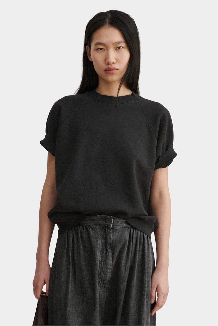 Rachel Comey - Billi Sweatshirt - Charcoal - Shirts & Tops - YUCCA, women’s women's sweatshirt, boutiques Denver.
