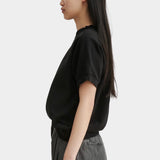 Rachel Comey Billi Sweatshirt Charcoal side view showing relaxed silhouette
