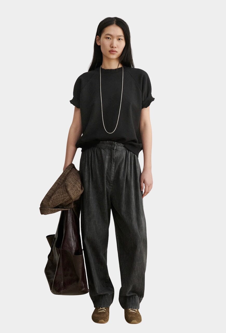 Rachel Comey | Billi Sweatshirt In Charcoal - SHOP YUCCA Shirts & Tops RACHEL COMEY - YUCCA 