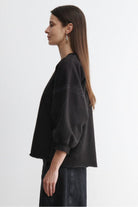 Rachel Comey | Fond Sweatshirt In Charcoal - SHOP YUCCA Shirts & Tops RACHEL COMEY - YUCCA 