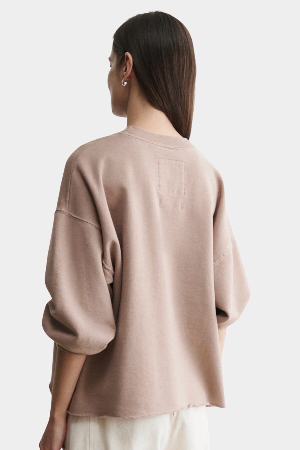 RACHEL COMEY | Fond Sweatshirt - Buff - SHOP YUCCA Sweatshirts RACHEL COMEY - YUCCA, women’s clothing boutique near me, boutiques Denver, boutiques near me, women’s high quality sweatshirt.