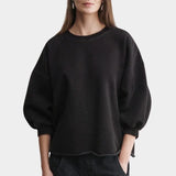 Rachel Comey - Fond Sweatshirt - Charcoal - Sweatshirt - YUCCA, Yucca store Denver, women’s high quality sweatshirt.