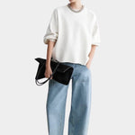 Rachel Comey - Fond Sweatshirt - Dirty White - Sweatshirts - YUCCA, Yucca store Denver, women’s high quality sweatshirt.