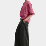Rachel Comey Fond sweatshirt rose side view oversized cotton sweatshirt