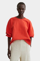 Rachel Comey - Fond Sweatshirt - Tomato - Sweatshirts - YUCCA, women’s clothing store Denver, high quality sweatshirt.