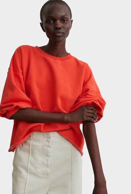 Rachel Comey - Fond Sweatshirt - Tomato - Sweatshirts - YUCCA, women’s clothing store Denver, high quality sweatshirt.