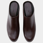 Rachel Comey Gammon Clog Auburn top view showing slip on shape and rounded toe