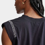 Rachel Comey - Miles Tee - Black - Shirts & Tops - YUCCA, Boutiques Denver, stylish tops for women, high quality casual tops.
