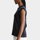 Rachel Comey - Miles Tee - Black - Shirts & Tops - YUCCA, Boutiques Denver, stylish tops for women, high quality casual tops.