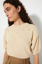 Rita Row | Grace Top In Beige - SHOP YUCCA Shirts & Tops RITA ROW - YUCCA 