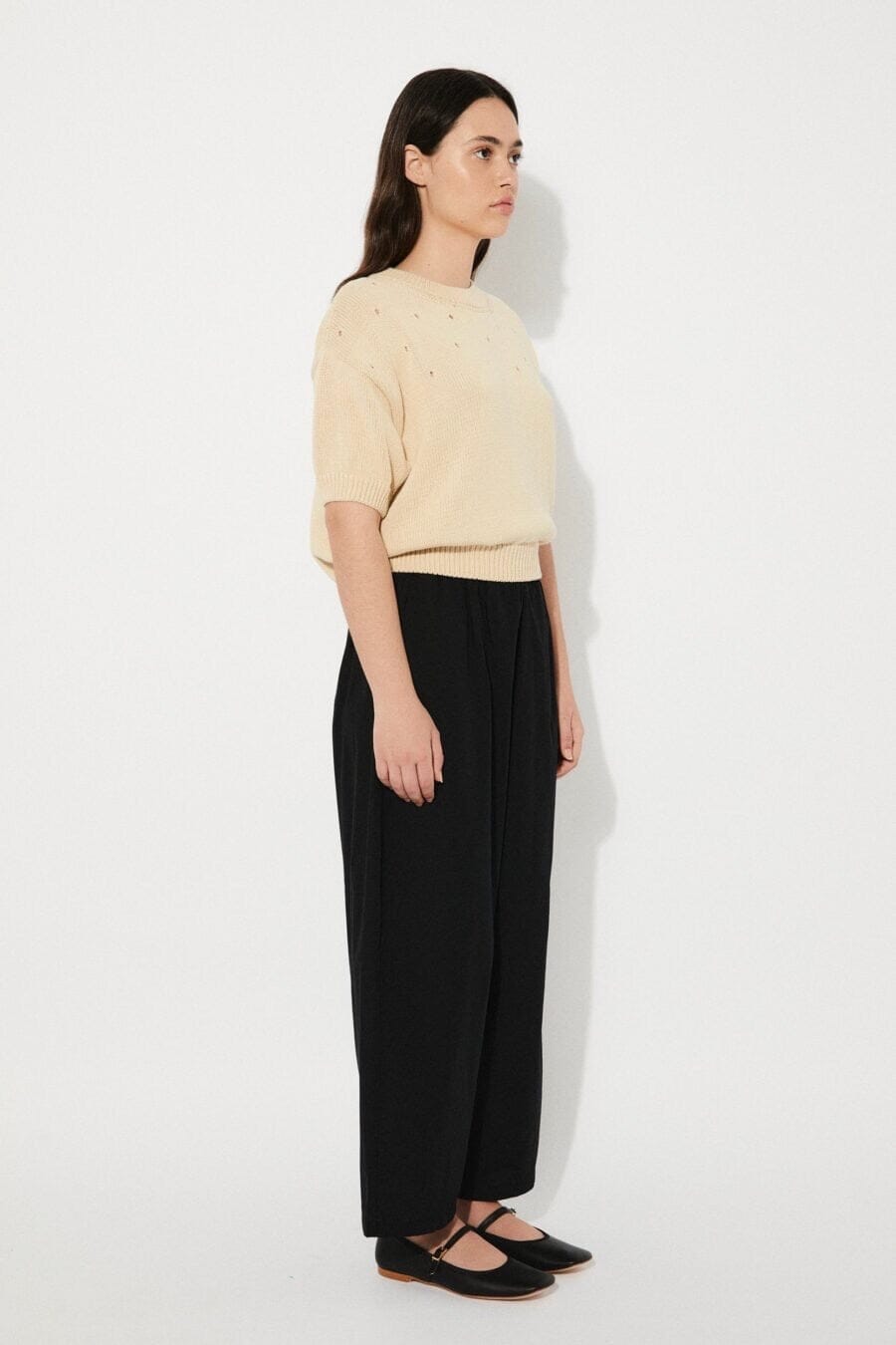 Rita Row | Grace Top In Beige - SHOP YUCCA Shirts & Tops RITA ROW - YUCCA 