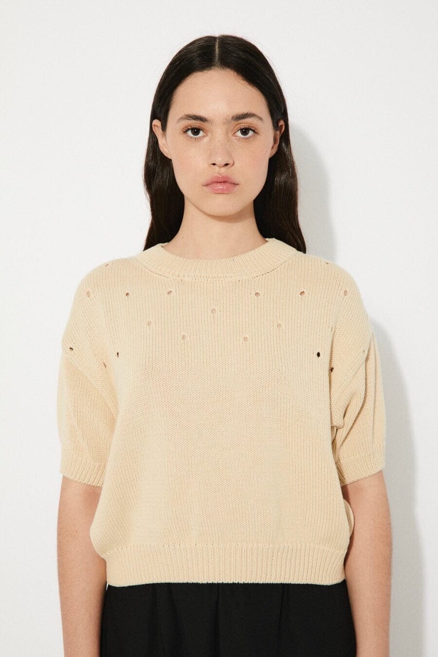 Rita Row | Grace Top In Beige - SHOP YUCCA Shirts & Tops RITA ROW - YUCCA 