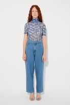 Rita Row | Moss Top In Blue - SHOP YUCCA Shirts & Tops RITA ROW - YUCCA 