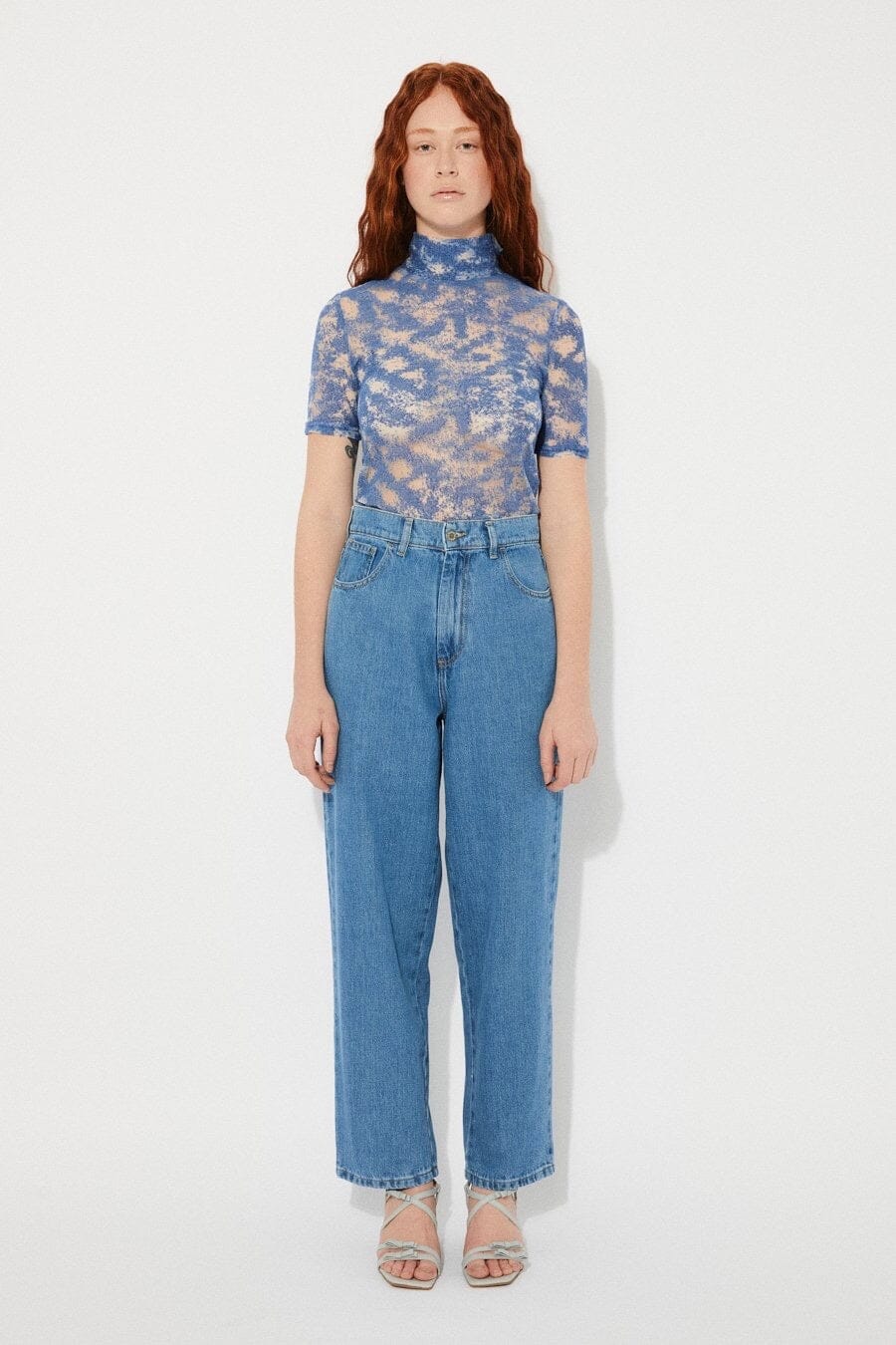 Rita Row | Moss Top In Blue - SHOP YUCCA Shirts & Tops RITA ROW - YUCCA 
