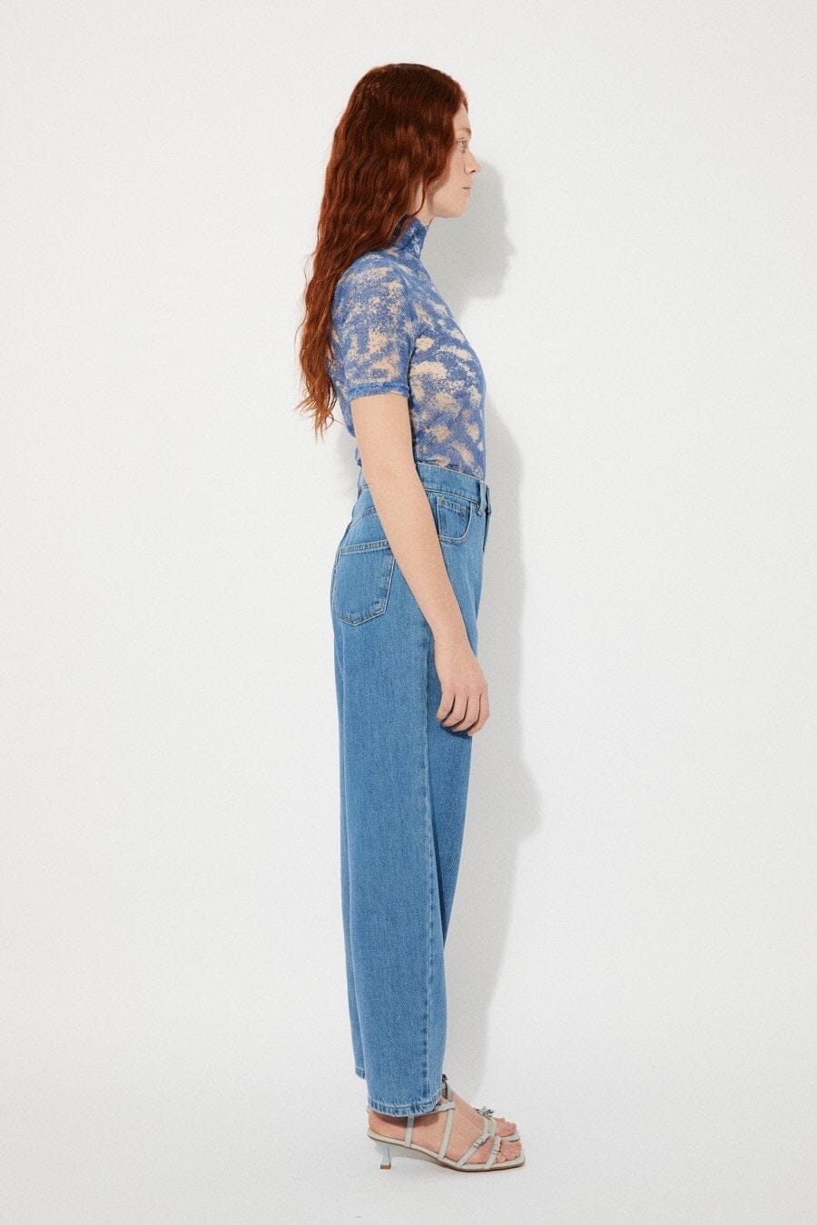 Rita Row | Moss Top In Blue - SHOP YUCCA Shirts & Tops RITA ROW - YUCCA 