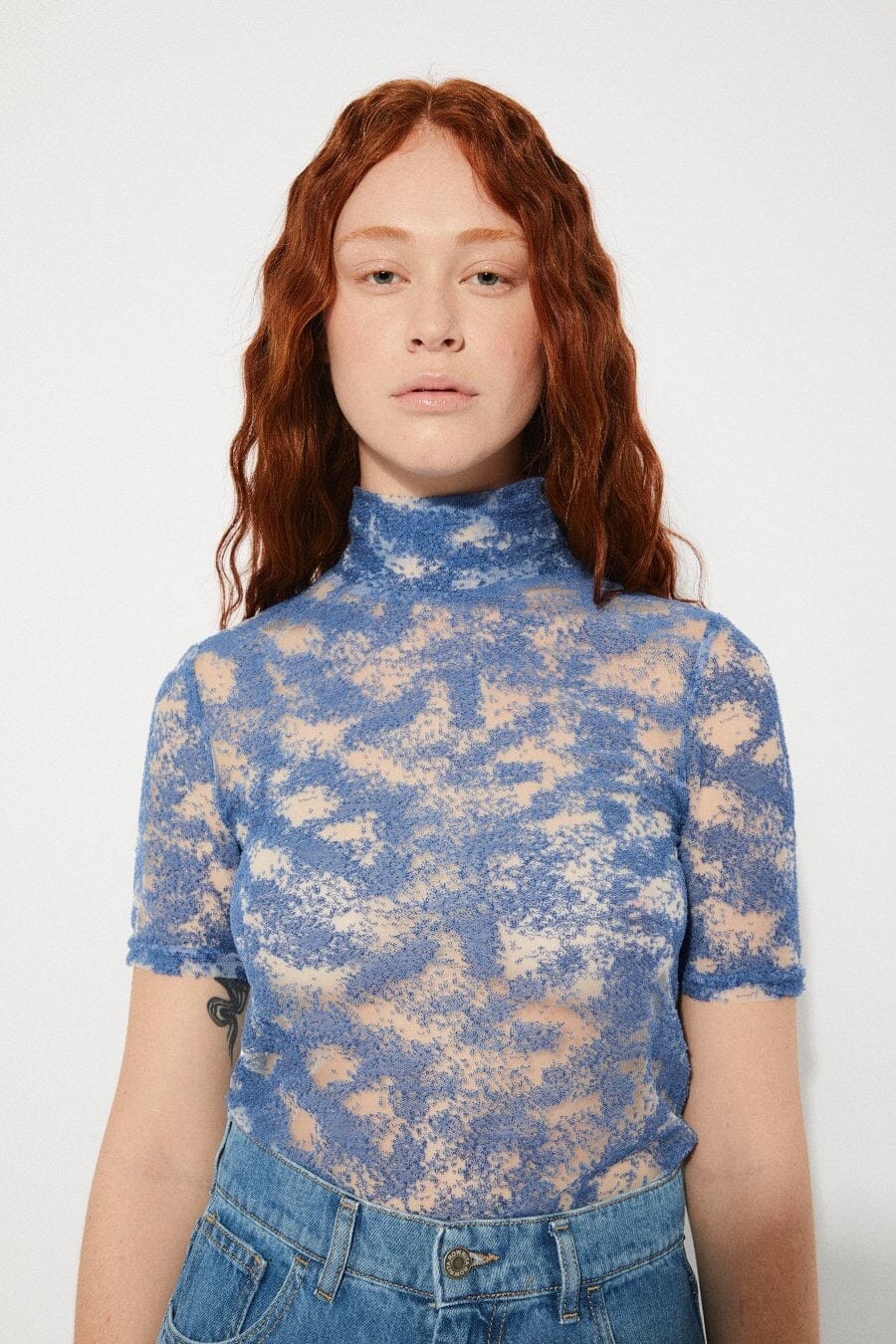 Rita Row | Moss Top In Blue - SHOP YUCCA Shirts & Tops RITA ROW - YUCCA 