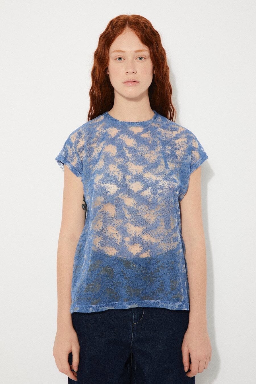 Rita Row | Musel Top In Blue - SHOP YUCCA Shirts & Tops RITA ROW - YUCCA 