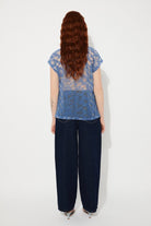 Rita Row | Musel Top In Blue - SHOP YUCCA Shirts & Tops RITA ROW - YUCCA 