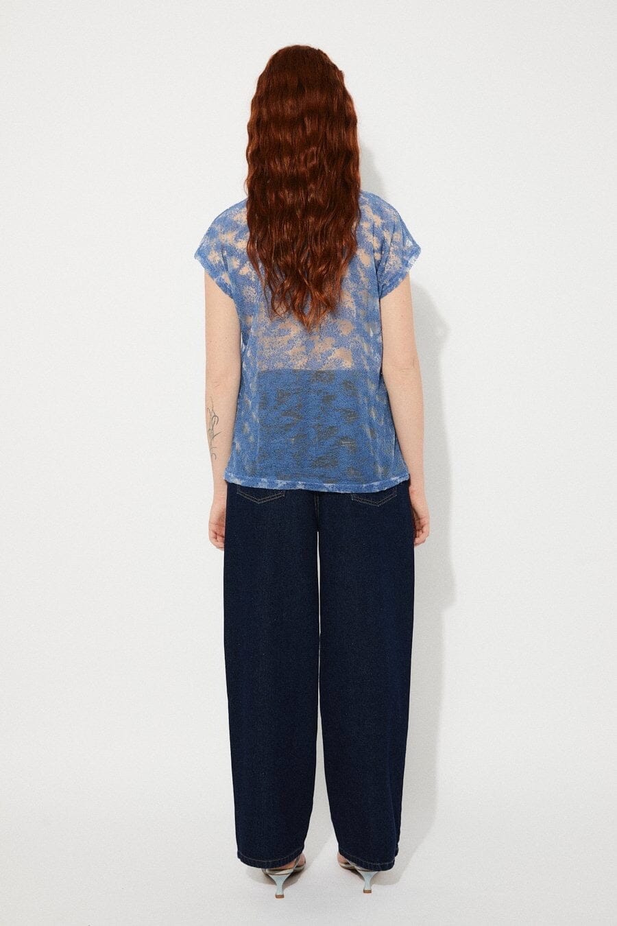 Rita Row | Musel Top In Blue - SHOP YUCCA Shirts & Tops RITA ROW - YUCCA 