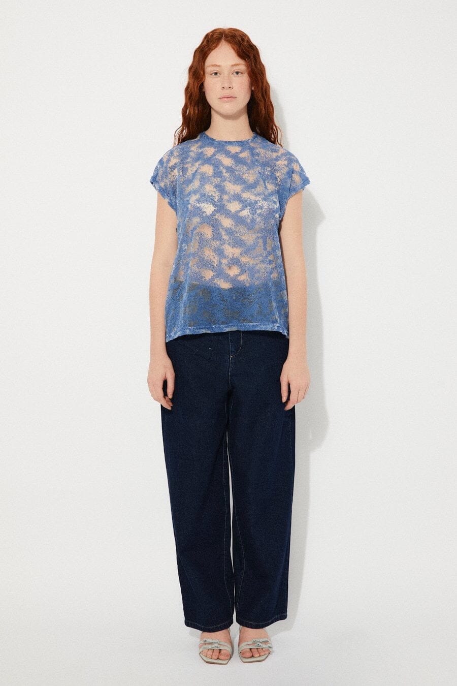 Rita Row | Musel Top In Blue - SHOP YUCCA Shirts & Tops RITA ROW - YUCCA 