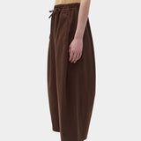 Rita Row Paradiso Pants brown organic cotton pants side angle view