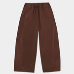 Rita Row Paradiso Pants brown cotton barrel leg pants flat lay front view