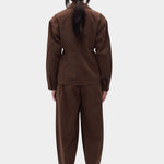 Rita Row Paradiso Pants brown organic cotton pants back view