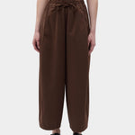 Rita Row Paradiso Pants brown organic cotton barrel leg pants front view