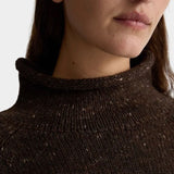 Sara Sweater, Brown Marl