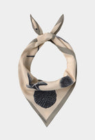 Silk Laundry | Cotton Silk Scarf In Seashells - SHOP YUCCA Bandana SILK LAUNDRY - YUCCA 